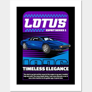 1976 Lotus Series 1 Car Posters and Art